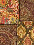 Brown Paisley Fabrics