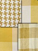 Honey Bronze Checked Fabrics