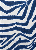 Zebra Ikat Marina White Lacefield Designs