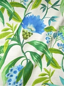 Azalea 590 Cornflower Tropical Fabric