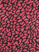 Berry Fawn Spots Chenille Fabric