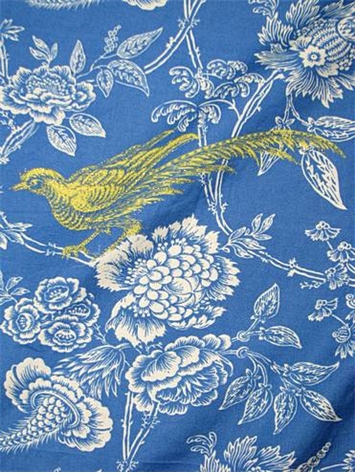 EXCLUSIVE Premier Prints Colonial Toile Cotton Duck Blue