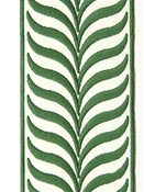 Crest Leaf Embroidered Tape