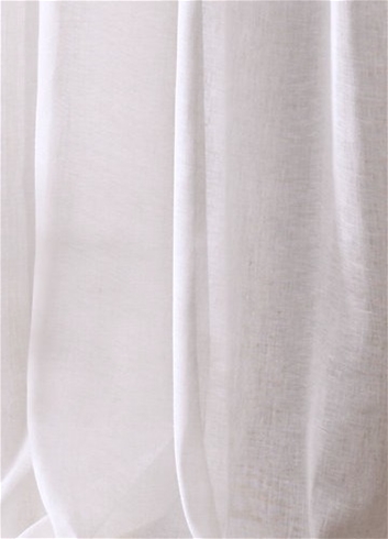 120” Wide Sheer White Linen  Linen Fabric by the yard - Linen Drapery  Fabric