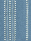 Finnish Stripe Powder Blue Cotton Jacquard