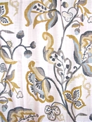 Lawrence Sandstone Floral Drapery Fabric by Richloom