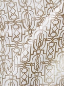 Lucia Gold Lacefield Fabric