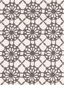 Mahal Print Taupe White Cotton