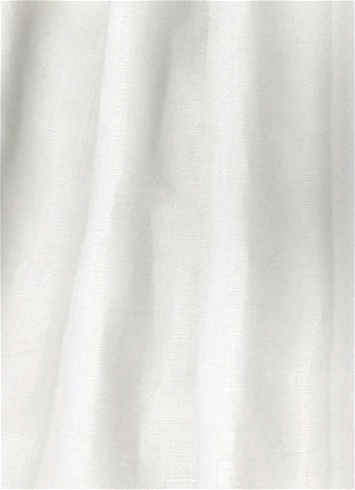 White & Ecru 100% Sheer Linen Fabric By The Yard, Curtain, Drapery