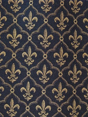 T10923 Onyx Fleur-De-Lis | Fabric Store - Discount Fabric by the Yard