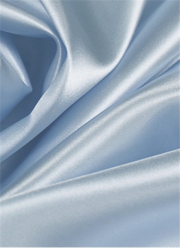 blue satin fabric