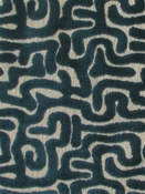 Hamilton Trotter Velvet Upholstery Fabric in Teal