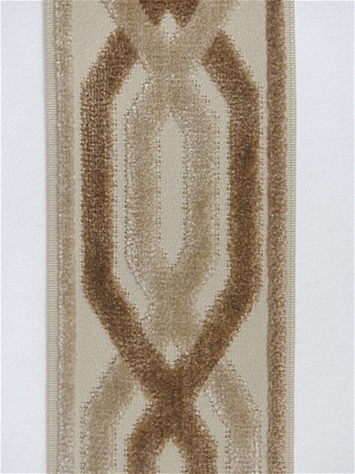 Beige Velvet Lattice Trim Tape