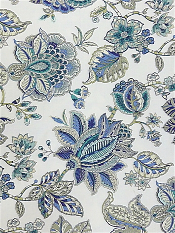 Caiden Marine Floral Fabric