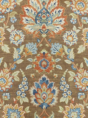 Diva 603 Chocolate Floral Covington Fabric
