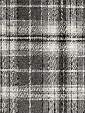 Edmund Charcoal Wool Plaid P Kaufmann Fabric