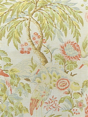 Forest and the Tree Apricot PK Lifestyles Fabric