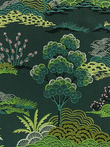 Hanami Bonsai Embroidery P Kaufmann Fabric