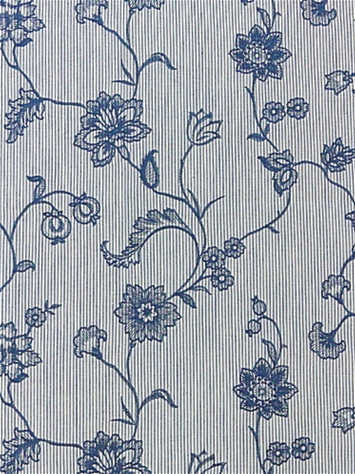 Homestead Indigo Embroidery PK Lifestyles Fabric