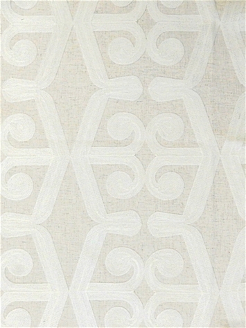 Linden Oyster Embroidery P Kaufmann Fabric