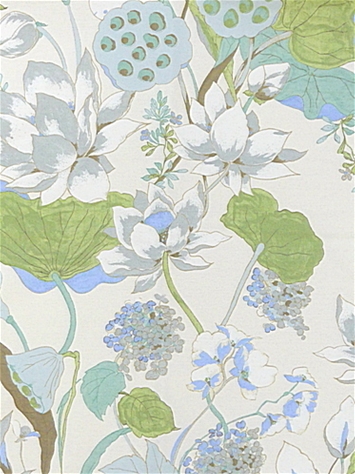 Lotus Garden Spa P Kaufmann Fabric