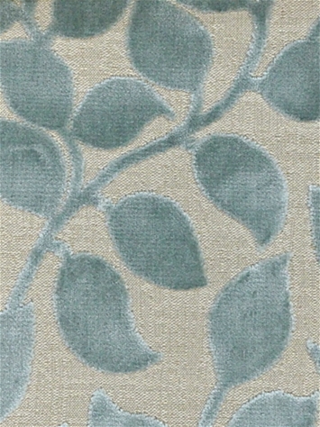 Lovely Leaf Lagoon Velvet PK Lifestyles Fabric