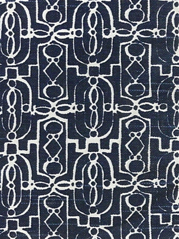 Lucia Navy Lacefield Designs Fabric