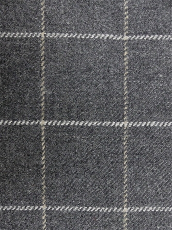 Martin Check Charcoal P Kaufmann Fabric