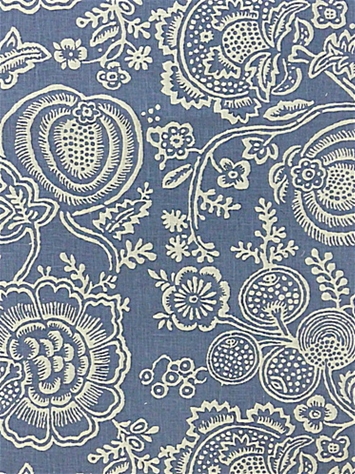 Meena Indigo Floral P Kaufmann Fabric