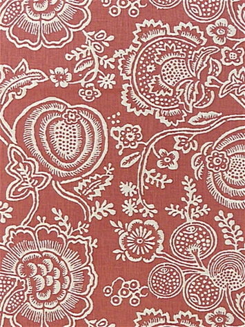 Meena Red Floral P Kaufmann Fabric