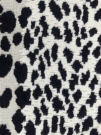 Meowww Domino Ocelot Velvet P Kaufmann Fabric