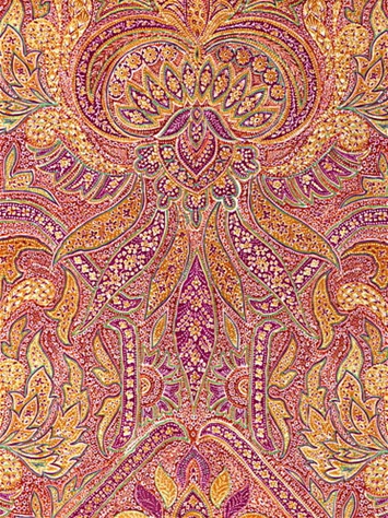 Riad Paisley Fuschia P Kaufmann Fabric 