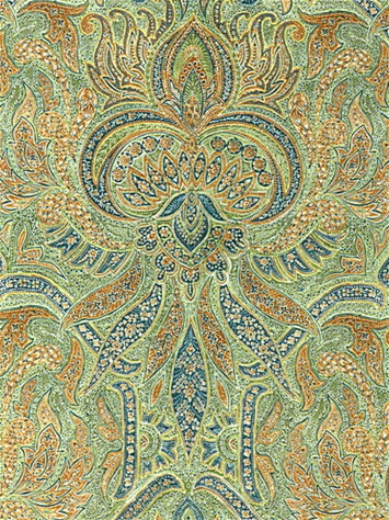 Riad Paisley Olive P Kaufmann Fabric