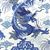 Royal Dragon Porcelain Blue P Kaufmann Fabric