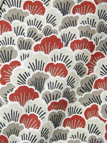 Toki 349 Vintage Red | Covington Fabric