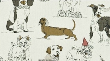 Dog Party 682 Rawhide Covington Fabric