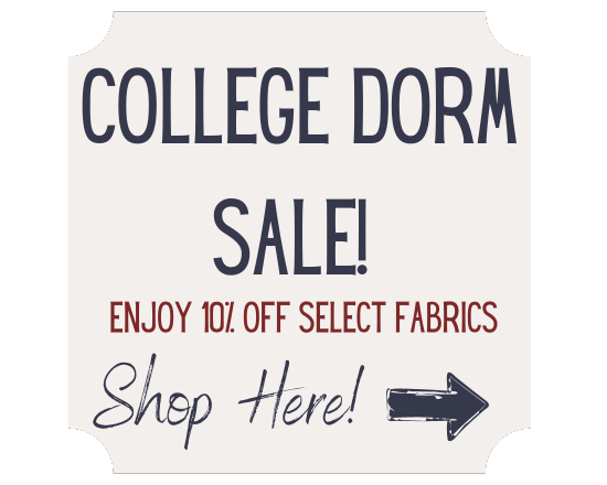 Save Additional 10% College Dorm Fabric