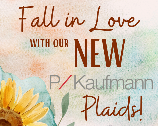 P Kaufmann Fabrics for Fall